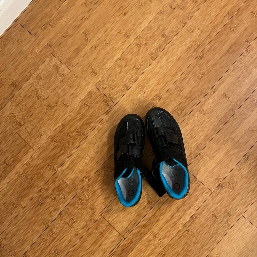 Shimano Black and Blue Women's Sneakers